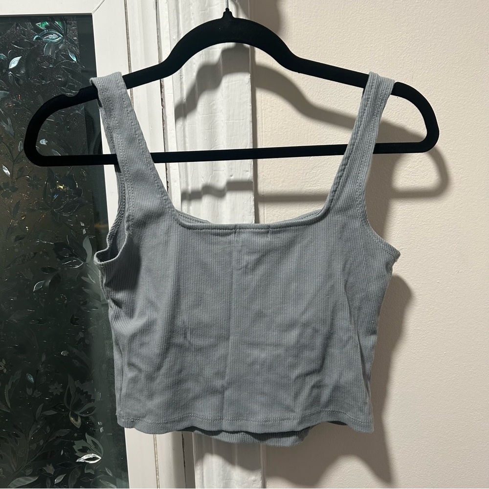 Blue Crop Top - Picture 2 of 2